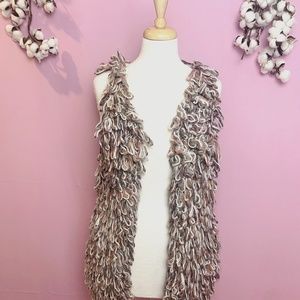 Anthropologie Hand Knit Vest